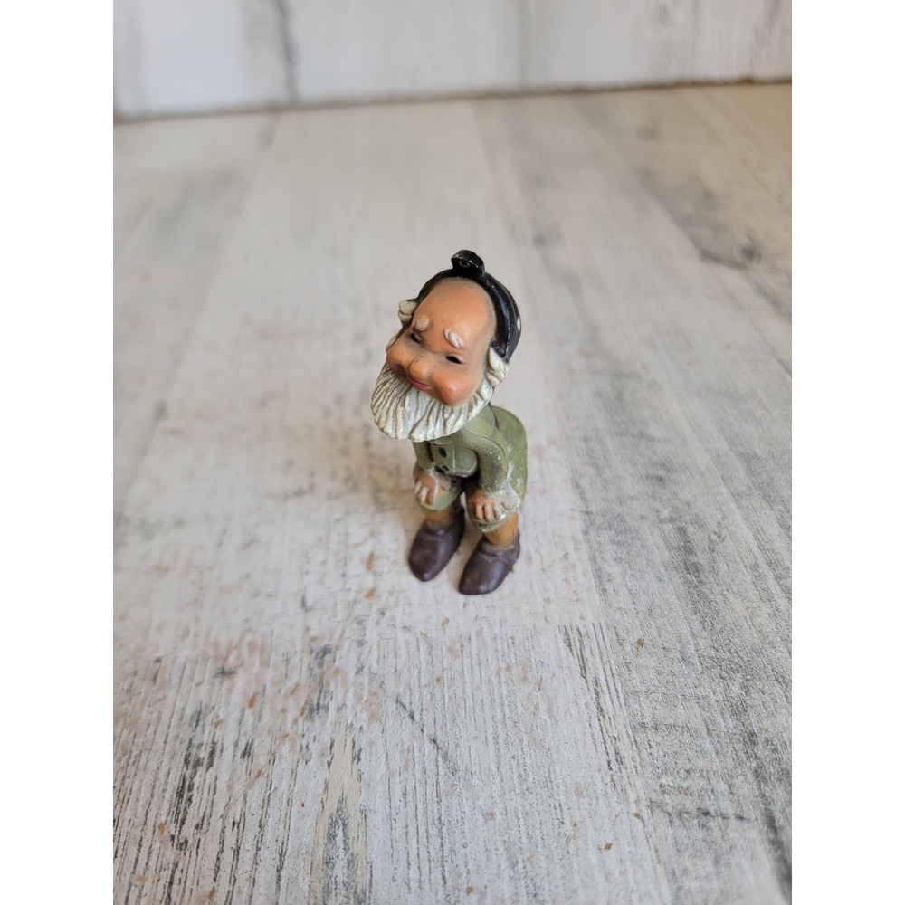 Vintage elf dwarf gnome mini ornament Xmas Unique Home decor